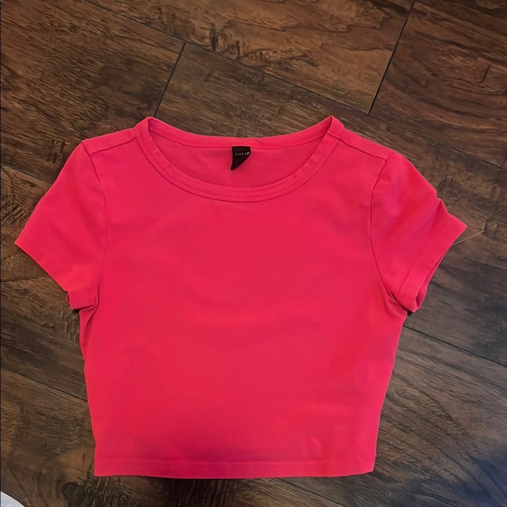 SHEIN Red Crop Top